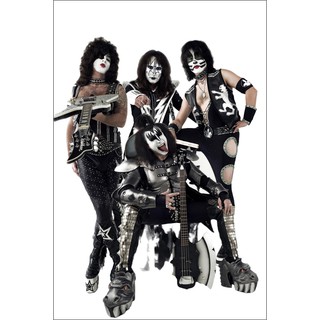 โปสเตอร์ วงคิส วงKiss Band Rock Poster รูปภาพติดห้อง ตกแต่งผนัง โปสเตอร์วงดนตรี โปสเตอร์ติดผนัง โปสเตอร์วงร็อค ของสะสม