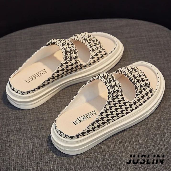juslin-รองเท้าแตะผู้หญิง-รองเท้าแตะ-พื้นนุ่ม-กันลื่น-นุ่ม-ใส่สบาย-สไตล์เกาหลี-se2202