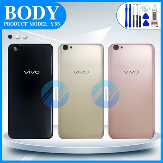 บอดี้ ชุดบอดี้ เคสกลาง+ฝาหลัง วีโว่ Y55 Body Vivo Y55