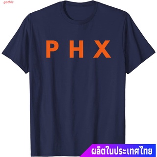 เสื้อคู่วินเทจ เสื้อยืดชาย เสื้อยืดยอดนิยม Phoenix AZ Fans Basketball PHX T-Shirt Popular T-shirts