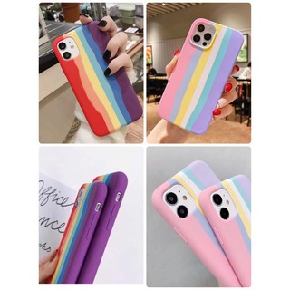 เคสด้านเนื้อนิ่ม งานกำมะหยี่ เคสรุ้ง ซัมซุง Samsung A42 A10 A10s A20/A30 A20s A50/A30s/A50s A31 A51 A71 ซิลิโคน silicone