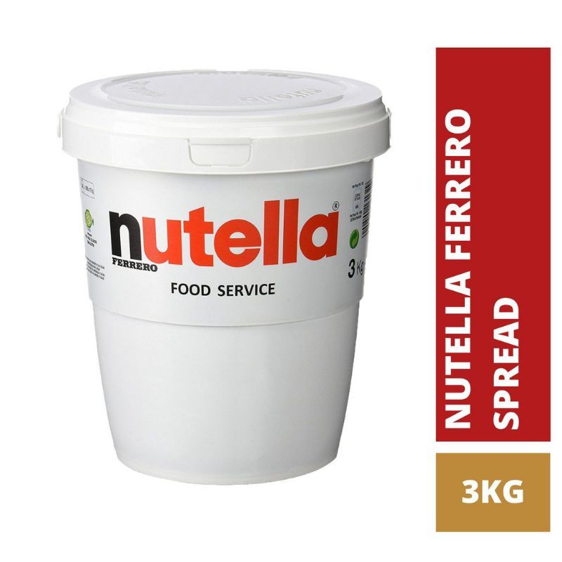 ภาพสินค้าNUTELLA (ค่าส่งถูกมาก) นูเทลล่า ขนาด 3 กก.Made in Italy EXP 4/2/24 จากร้าน muhammadzakimaimura บน Shopee ภาพที่ 1