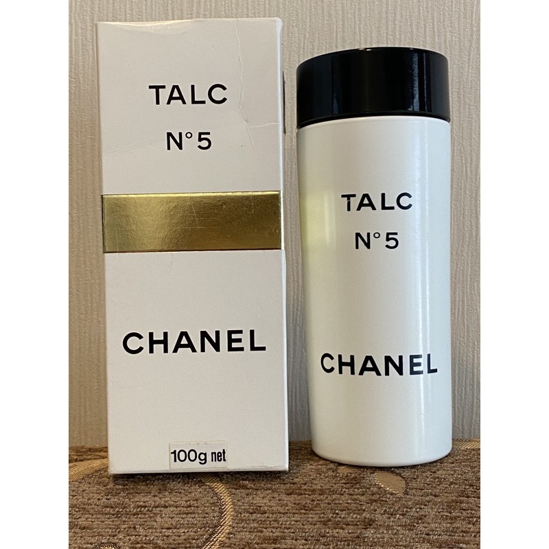 Vintage Ladies Perfume Scented Chanel No 5 Talc Talcum Powder