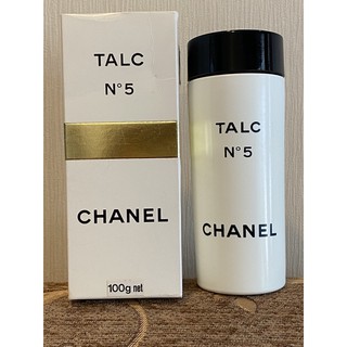 Vintage 1970s Discontinued Chanel No.5 Talcum Powder 100g. Rare New in Box.