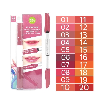 ลิป เบบี้ ไบร์ท แพลงก์ตอน แมท คูชั่น ลิป แอนด์ มอยส์ ทิน Baby Bright Plankton Matte Cushion Lip and Moist Tint 0.7+0.9 g