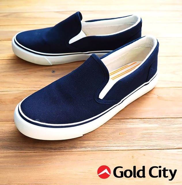 โค้ดคุ้ม-ลด-10-50-gold-city-รองเท้าผ้าใบ-รุ่น-1285-สีกรม-size-37-45