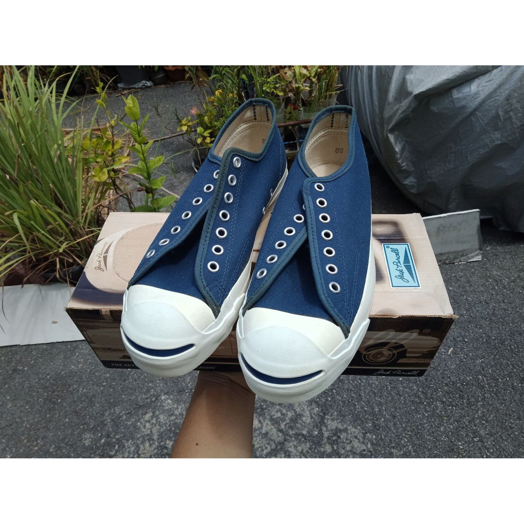 Converse Jack Purcell Navy made in U.S.A 90's | Shopee Thailand