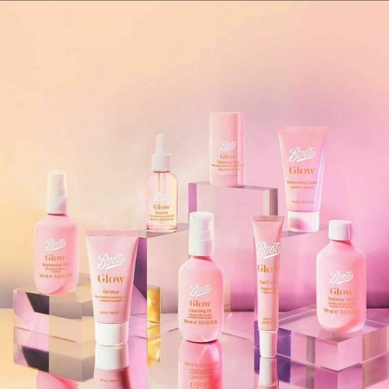 ใหม่ Boots Glow Tonic Essence Eye Cream Moisturizer Cream Gel Mask