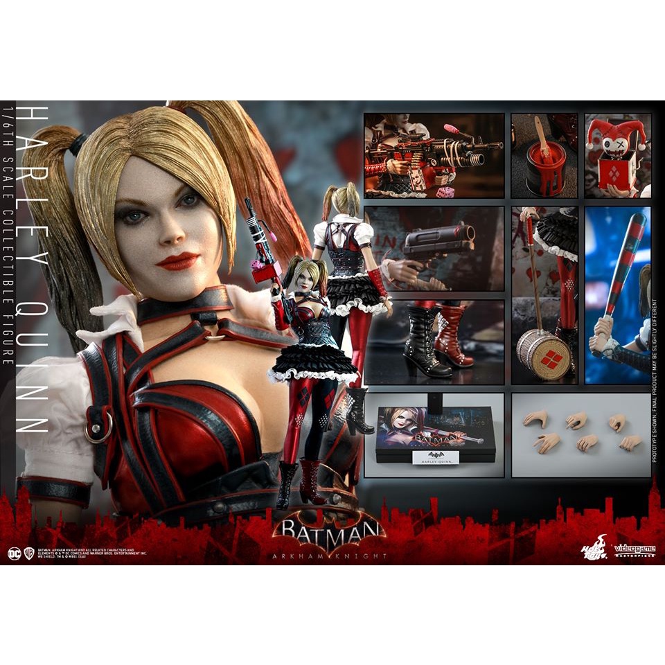 ฟิกเกอร์-ของสะสม-hot-toys-vgm41-batman-arkham-knight-1-6-harley-quinn