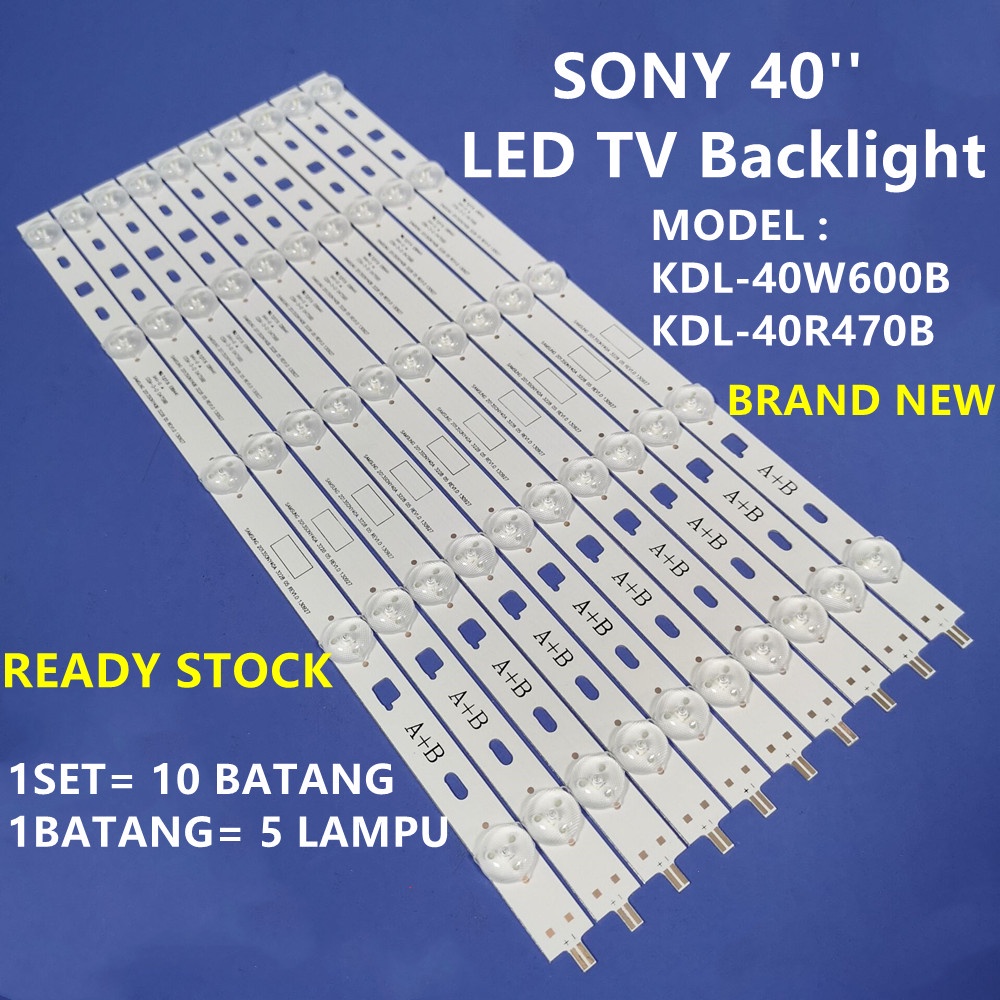 ภาพหน้าปกสินค้าแบ็คไลท์ทีวี LED KDL-40W600B KDL-40R470B Sony 40 นิ้ว KDL-40W600 KDL-40R470 1 ชุด