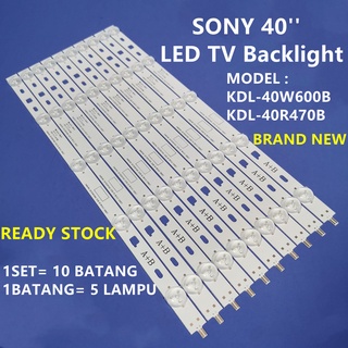 สินค้า แบ็คไลท์ทีวี LED KDL-40W600B KDL-40R470B Sony 40 นิ้ว KDL-40W600 KDL-40R470 1 ชุด