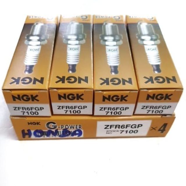 หัวเทียน-ngk-zfr6fgp-แพ็ค4หัว-platinum-g-power-honda