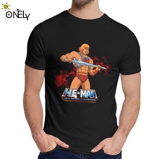 [S-5XL] เสื้อยืด ผ้าฝ้าย แบบนิ่ม พิมพ์ลาย Heholding Sword Masters Of The Universe สวมใส่สบาย สําหรับผู้ชาย