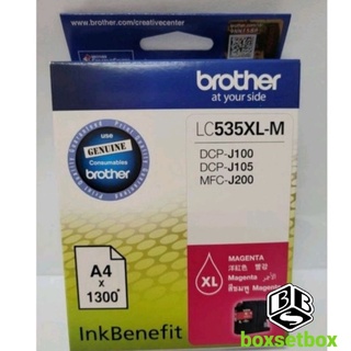 หมึก Brother LC535XL-M  (สีชมพู)  ใช้กับ DCP-J100,DCP-105,MFC-200