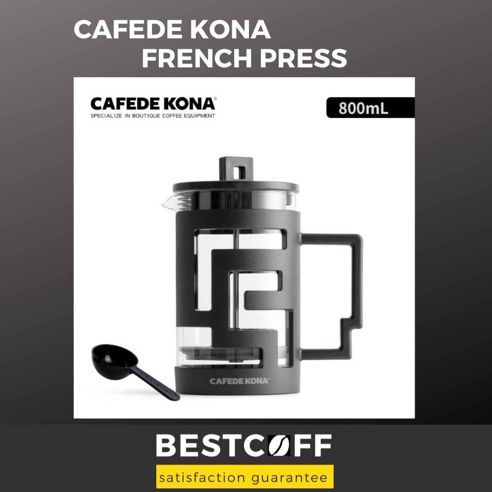 CAFEDE KONA French press เฟรนซ์เพรส ขนาด 350, 800 mL Shopee Thailand