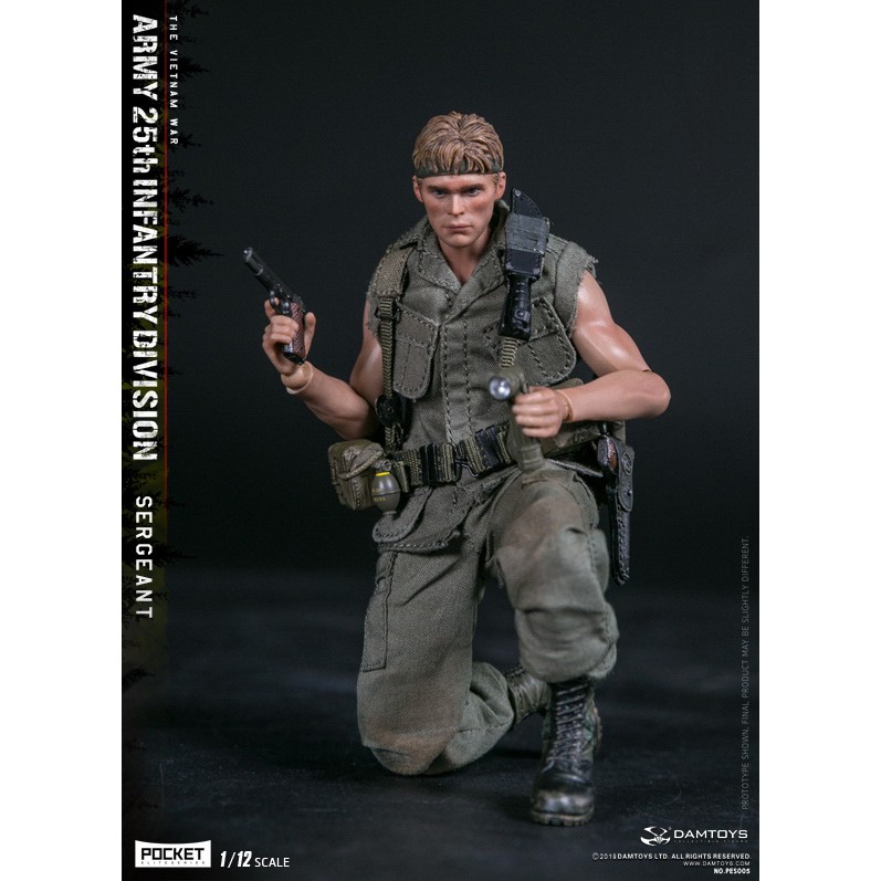 DAMTOYS : 1/12 POCKET ELITE SERIES : ARMY 25th Infantry Division