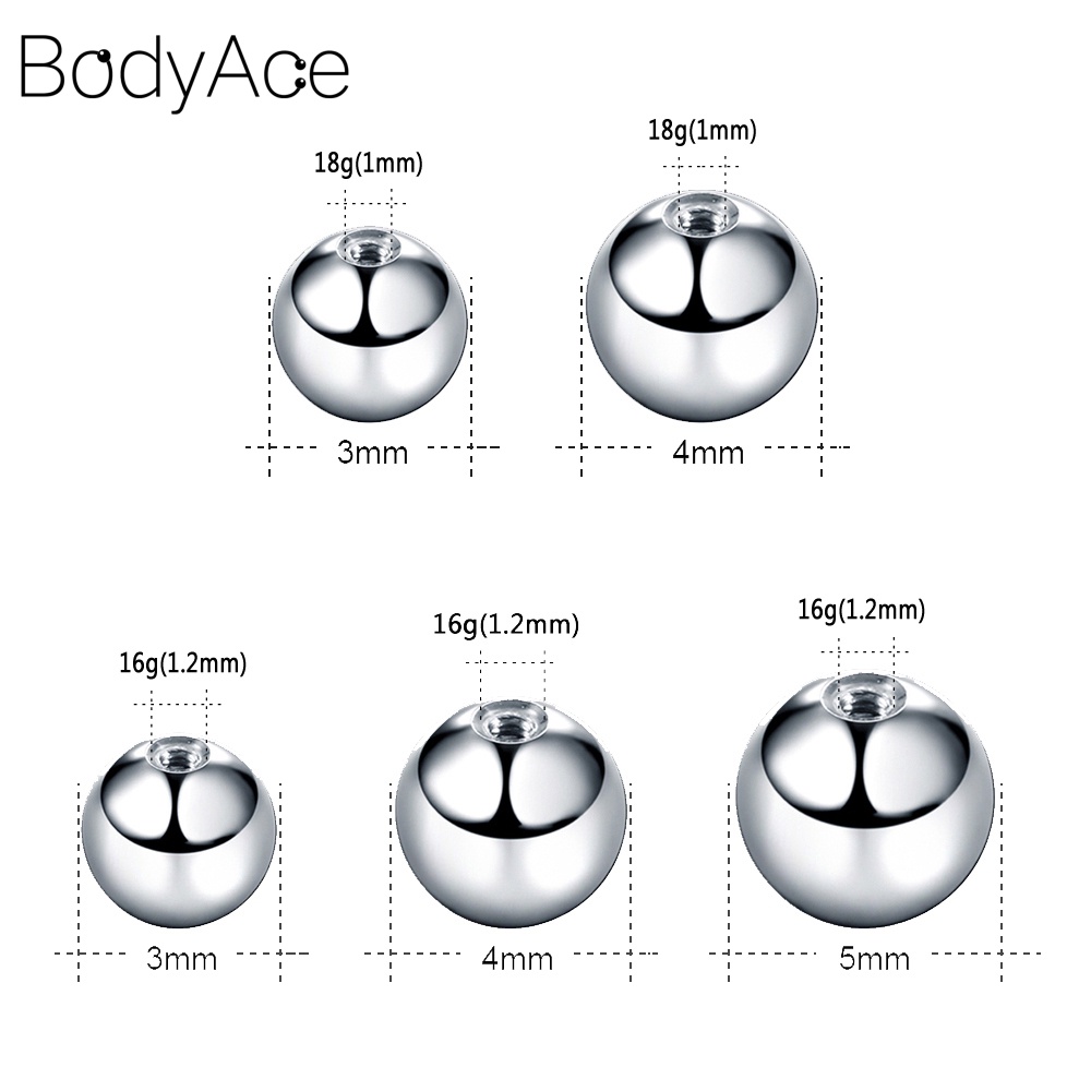 bodyace-1-ชุด-สเตนเลส-บอล-จมูก-หู-หุ่น-เจาะ-ต่างหู-ไม่จางหาย-สกรู-บอล-เปลี่ยน-อุปกรณ์เสริมหู