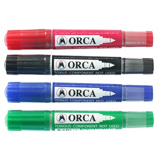 สินค้า ปากกาเคมี2หัว Orca ทั้งหมด 4 สี