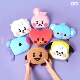 ภาพหน้าปกสินค้าพร้อมส่ง 🔥 หมอนรองคอ BT21 ติดเบาะรถ/เก้าอี้ ที่เกี่ยวข้อง