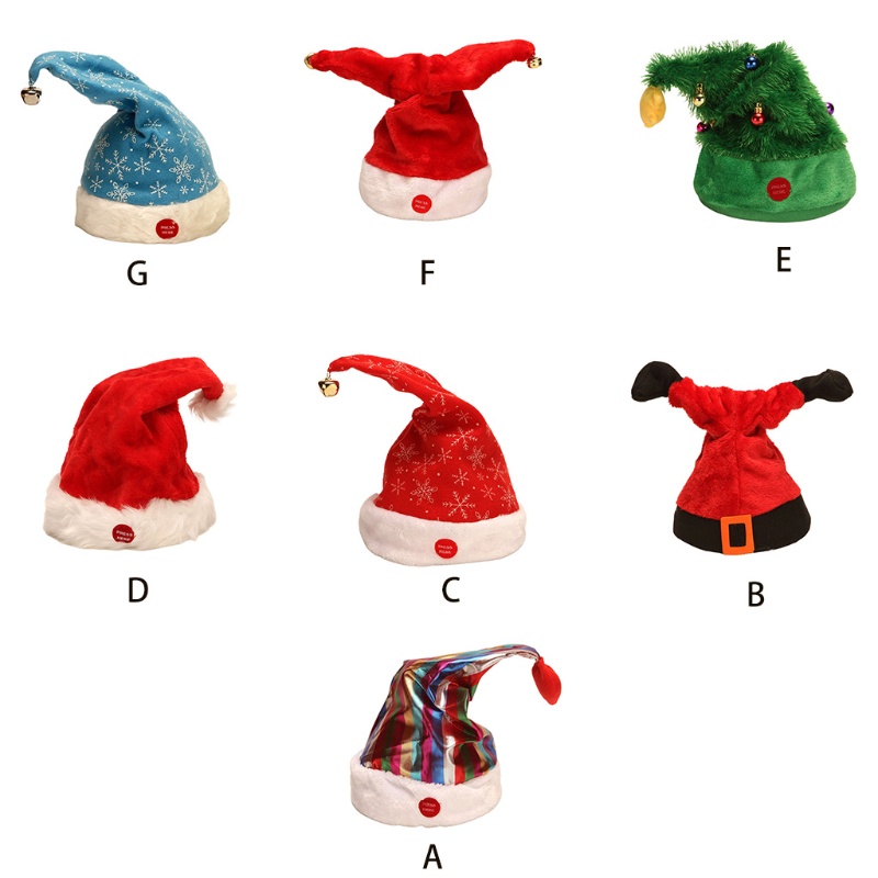 com-หมวกซานตาคลอสไฟฟ้า-ร้องเพลง-ของขวัญคริสต์มาส