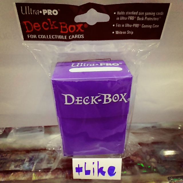 deck-box-ยี่ห้อ-ultrapro-กล่องใส่การ์ดสีม่วง