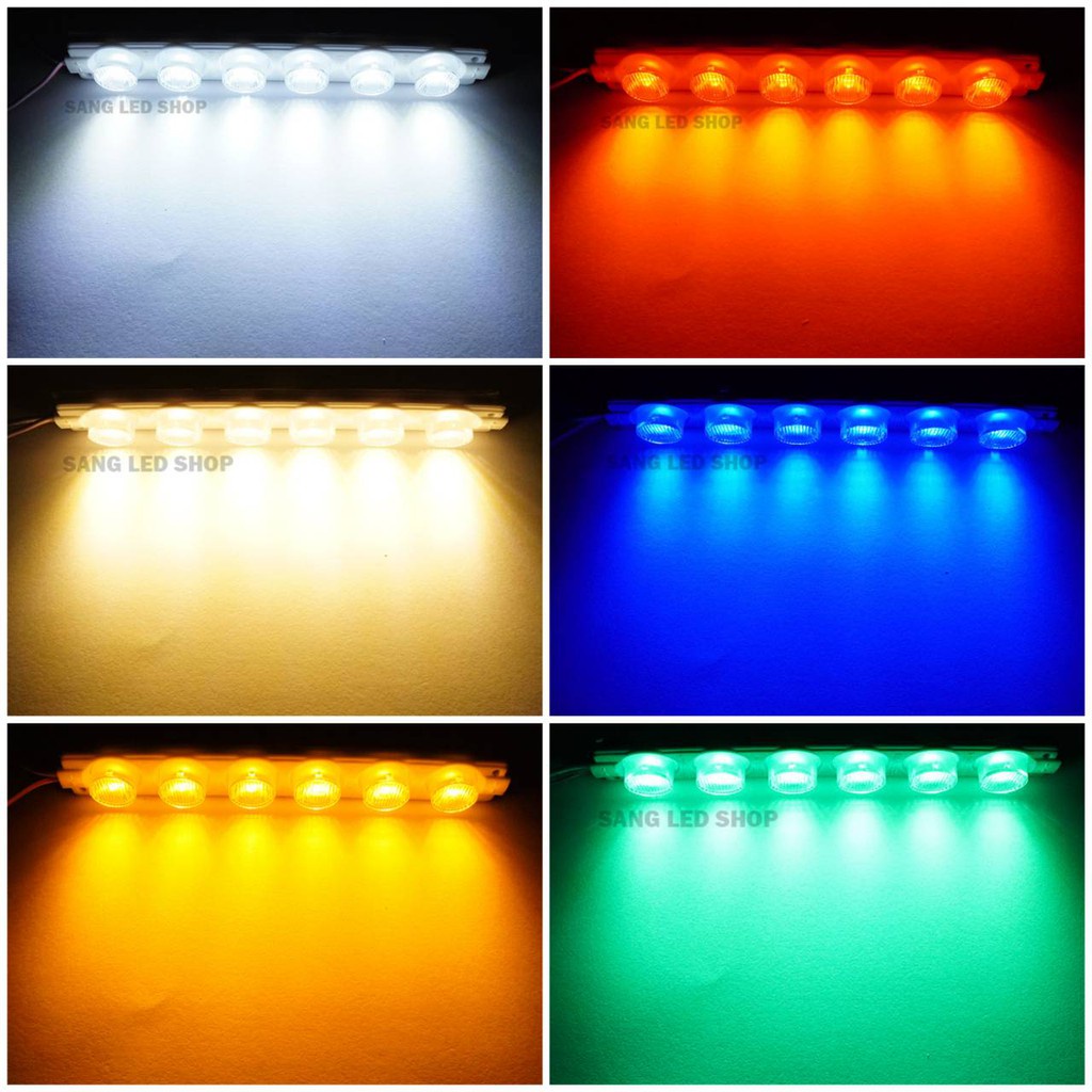 ภาพหน้าปกสินค้าLED โมดูล 12V 6W เลนส์นูน (จำนวน 1ชิน) มีให้เลือก 6สี ไฟส่องเท้า ไฟส่องป้ายทะเบียน ไฟตกแต่งอเนกประสงค์ ไฟแต่งรถตุ๊กๆ จากร้าน mr.p.bangkok บน Shopee