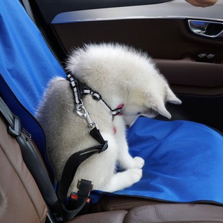 เบาะรองกันเปื้อนในรถยนต์สำหรับสัตว์เลี้ยง ผ้าคลุมเบาะรถยนต์สําหรับสัตว์เลี้ยง มี2สีให้เลือก แดง,ดำ Pet Seat Cover