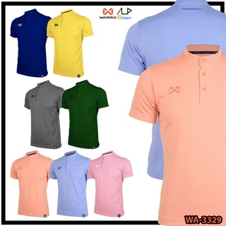 💥อย่าพลาด! ลดโหดเหลือ 277💥 WARRIX เสื้อโปโล รุ่น WA-3329 WA-PLA029 คอจีน BUBBLE II POLO วอริกซ์ วาริกซ์ แท้ 100%