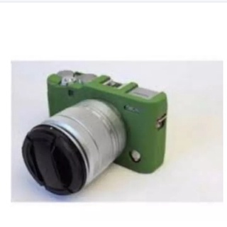 SILICONE CASE CANON M10 GREEN เคสกันกระเทกกล้อง (1250)