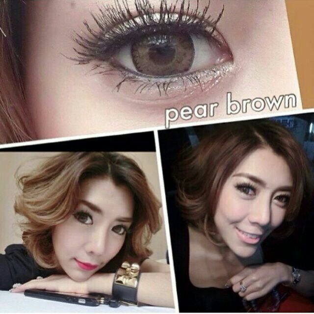 pear-brown-บิ๊กอาย-สีน้ำตาล-ขอบน้ำตาลเข้ม-ลายหายาก-ใส่สวย-เซ็กซี่-ขยี้ใจ-mini-dream-color1-ฝาม่วง-contact-lens-bigeyes