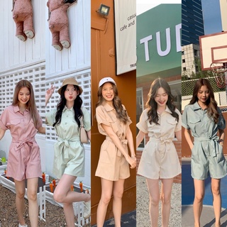 ภาพขนาดย่อของภาพหน้าปกสินค้าลด 45.- บาท 3pcs.basket Biscuit jumpsuit จั๊มสูทขาสั้น จากร้าน 3pcs.basket_official บน Shopee