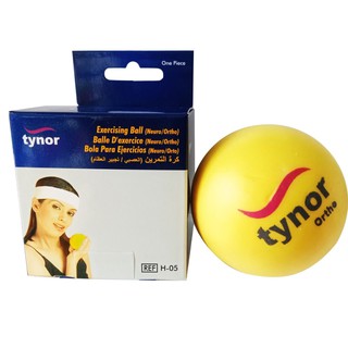 TYNOR บอลบริหารข้อมือ H05 EXERCISING BALL สีเหลือง มีความนิ่มและยืดหยุ่นได้ดีเหมาะในการใช้บริหารมือและข้อมือ