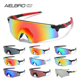 Aielbro™ ใหม่ แว่นตากันแดด UV400 ไร้ขอบ สําหรับขี่จักรยาน เล่นกีฬา กลางแจ้ง ทุกเพศ
