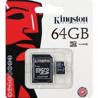 สินค้า Kingston Memory Card Micro SD SDHC 64 GB Class 10 คิงส์ตันเมมโมรี่การ์ด 64 GB Kingston