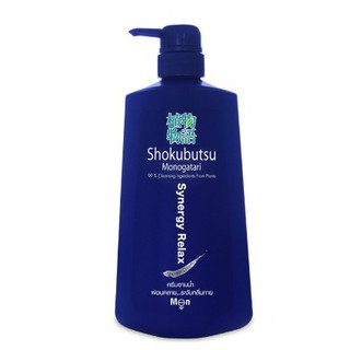 Shokubutsu For Men ครีมอาบน้ำ โชกุบุสซึ โมโนกาตาริ สูตรผ่อนคลาย ระงับกลิ่นกาย Synergy Relax 500 ml.