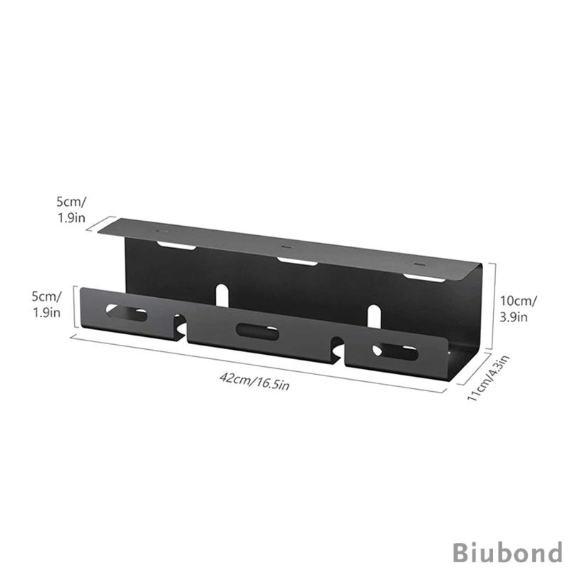 biubond-ถาดจัดเก็บสายไฟ-สายชาร์จ-แบบคลิปหนีบโต๊ะ