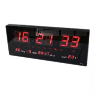 นาฬิกาดิจิตอลLED Number Clock แขวนผนัง รุ่น 3615 ขนาด 36 * 15 *3 CM