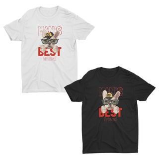 AIDEER Dog Collection เสื้อสกรีนลายหมา มีทั้งสีขาวและสีดำ MANS BEST friend