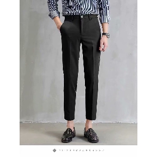 ภาพขนาดย่อของภาพหน้าปกสินค้ากางเกงสแล็ค PM0016 ผู้ชายขายาว5ส่วน ลำลองใส่สบาย Black,Gray,Brown size28-34 จากร้าน manman_fashion บน Shopee ภาพที่ 7