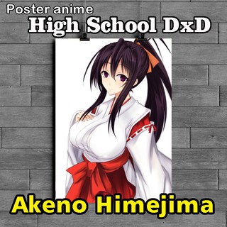 โปสเตอร์ ลายการ์ตูนอนิเมะ High School dxd Akeno Himejima full Color Special คุณภาพสูง สําหรับตกแต่งบ้าน