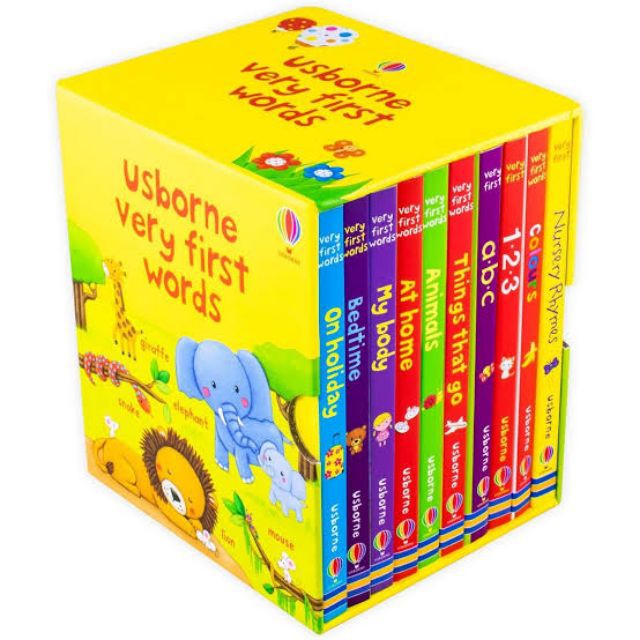 ชุดนิทานภาษาอังกฤษ สำหรับเด็ก Usborne Very First Word box set 10 เล่ม ...