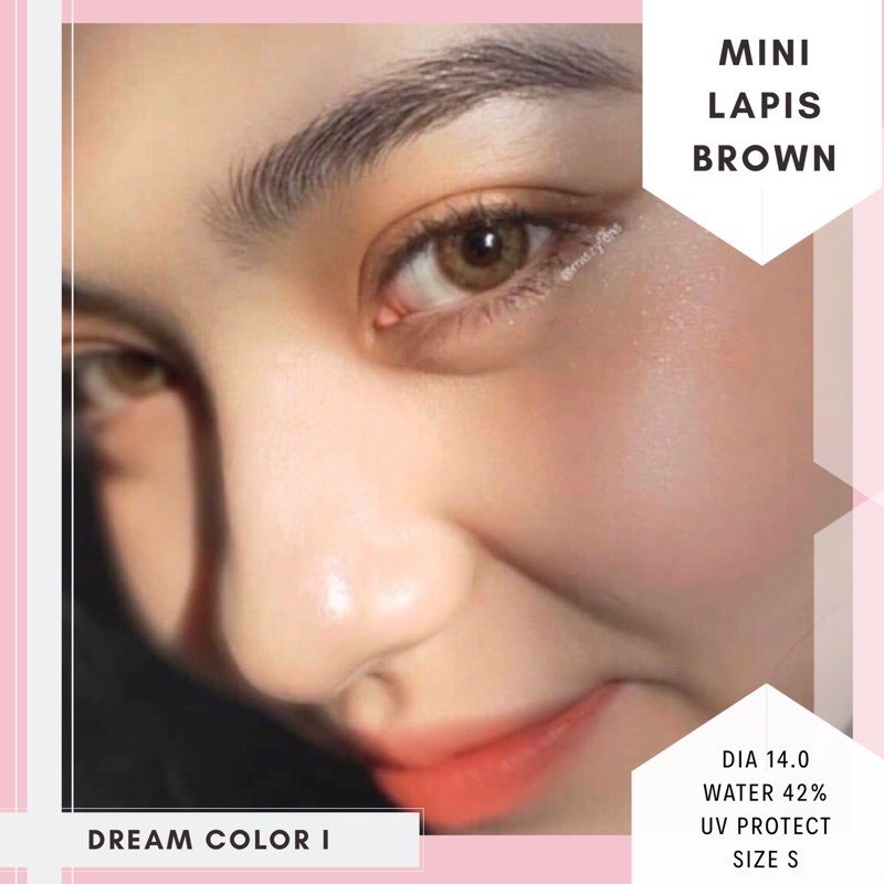 mini-lapis-brown-1-2-มินิ-น้ำตาล-น้ำตาล-สายฝอ-ตาฝรั่ง-dream-color1-contact-lens-คอนแทคเลนส์-ค่าสายตา-สายตาสั้น-แฟช