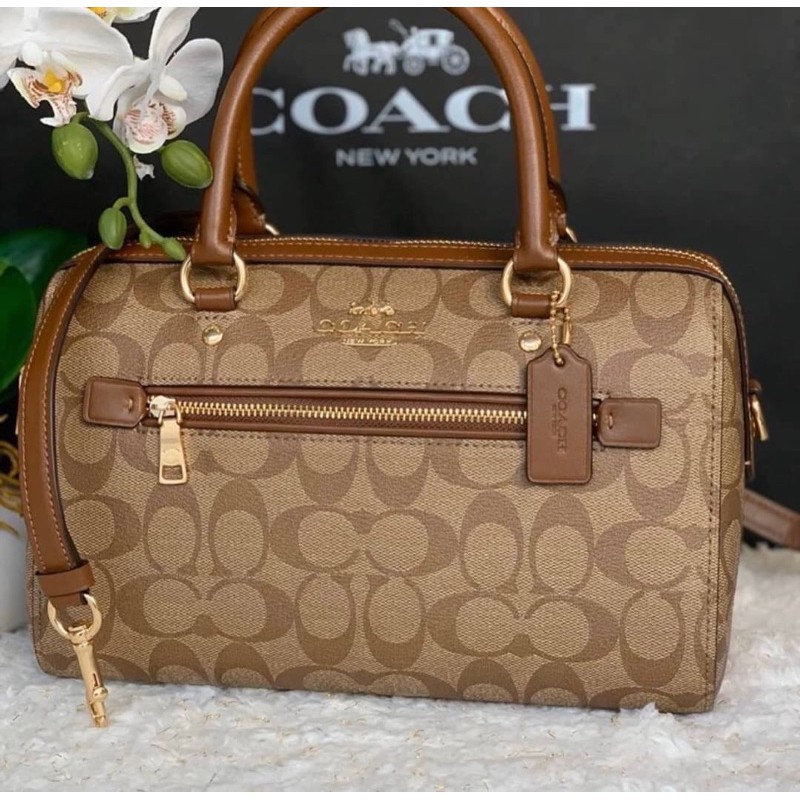 coach-rowan-satchel-ลาย-c