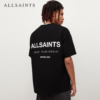 Allsaints เสื้อยืดแขนสั้น พิมพ์ลาย แฟชั่นฤดูร้อน สําหรับผู้ชาย