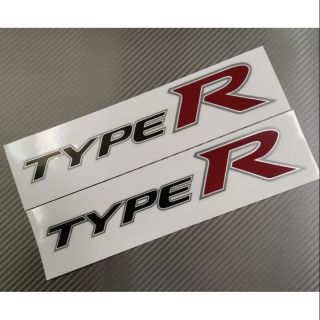 ภาพหน้าปกสินค้าสติกเกอร์​ TYPE R งานพิมพ์ ติดข้างประตูรถ honda 1 ชุดมี 2 แผ่น ที่เกี่ยวข้อง