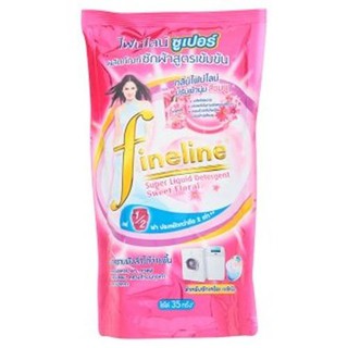 Fineline liquid detergent concentrated pink color 800 ml.