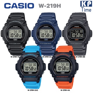 สินค้า Casio นาฬิกาข้อมือผู้ชาย/ผู้หญิง สายเรซิน รุ่น W-219H ของแท้ประกันศูนย์ CMG