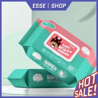 ESSE ทิชชู่เปียกทำความสะอาด ทิชชู่เปียกสําหรับเด็ก Baby Wipes ทิชชู่เปียกเด็ก กระดาษเปียก ทิชชู่เปียก ผ้านุ่มชุ่มชื่น