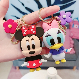 ภาพหน้าปกสินค้า[Ready Stock]Mickey Minnie Donald Duck Pooh Stitch Cute Keychain ที่เกี่ยวข้อง