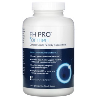 Pre order ของแท้💯 Fairhaven Health, FH Pro for Men, Clinical Grade Fertility Supplement, 180 Capsules